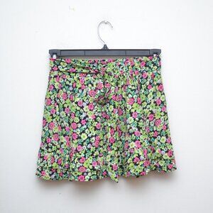 Zara Multi Colored Floral Skirt Size Small BNWT